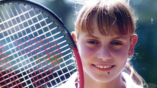 Scene from the documentary Unbreakable: The Jelena Dokic Story.