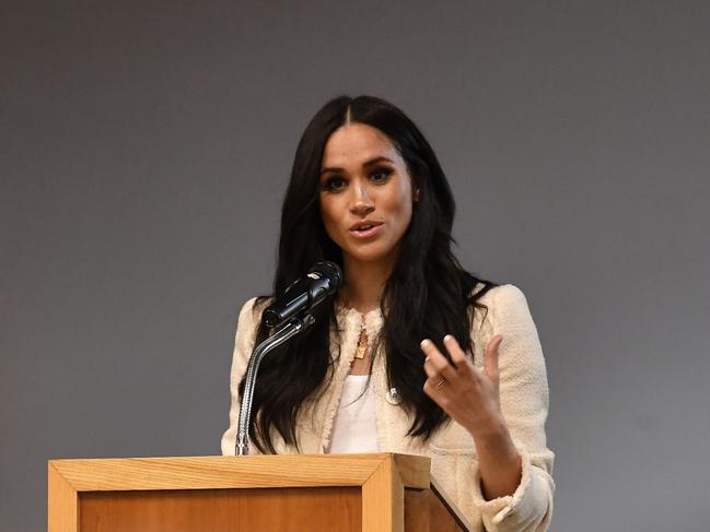 Meghan’s new podcast launch has been postponed. Picture: Ben Stansall/Pool/AFP