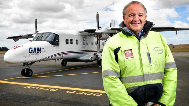 Mt Gambier Airport general manger Ian Fritsch. Picture: Bianca De Marchi