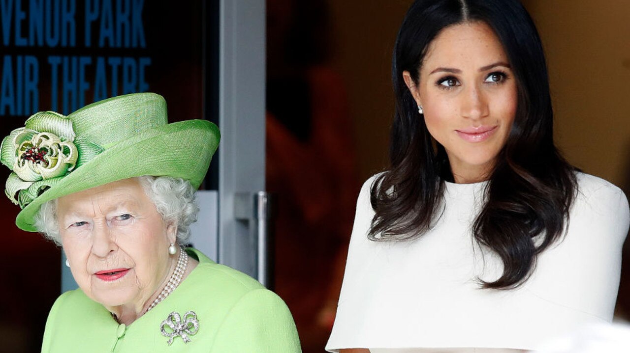 In five days Meghan and Harry managed to unleash mayhem on the palace – and the Queen. Picture: Martin Rickett/PA Images via Getty Images