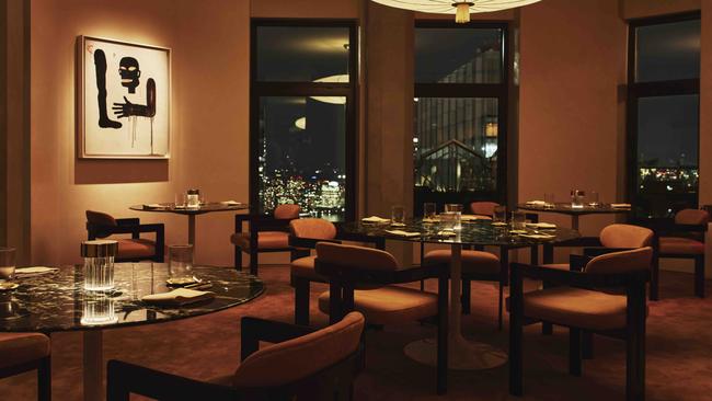 SAGA restaurant has jaw-dropping views. Picture: Adrian Gaut