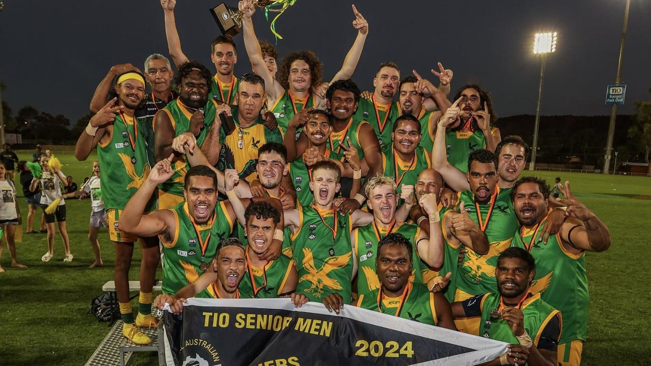 Pioneer beat Federal in the 2024 CAFL grand final. Picture: Charlie Lowson / AFLNT Media