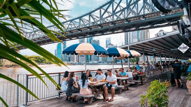 Felons at Howard Smith Wharves. Picture: TEQ