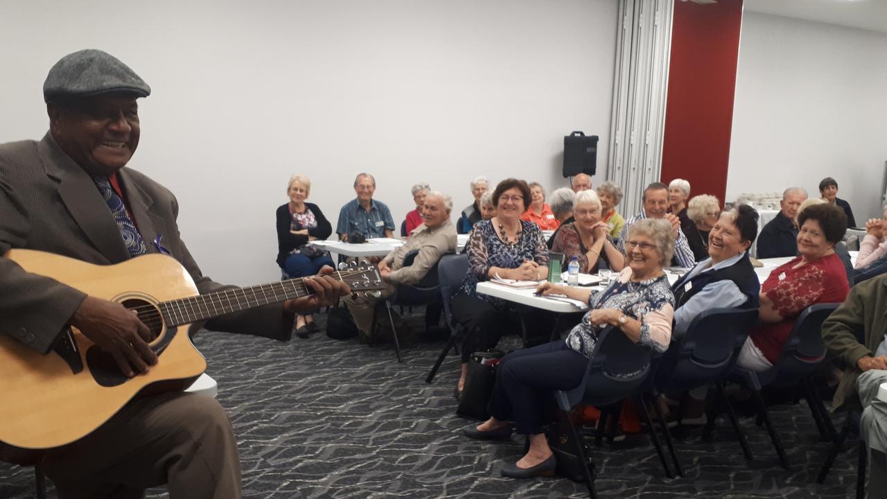 Jeff Timor talks to Mackay Probus Group about his community involvement over the past 50 years.