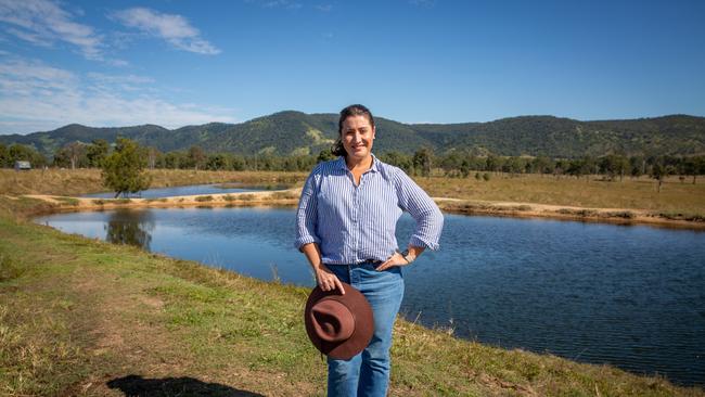 The Star Entertainment Group Group Head of Sustainability Amanda Visser at the Lower Wonga property, west of Gympie.