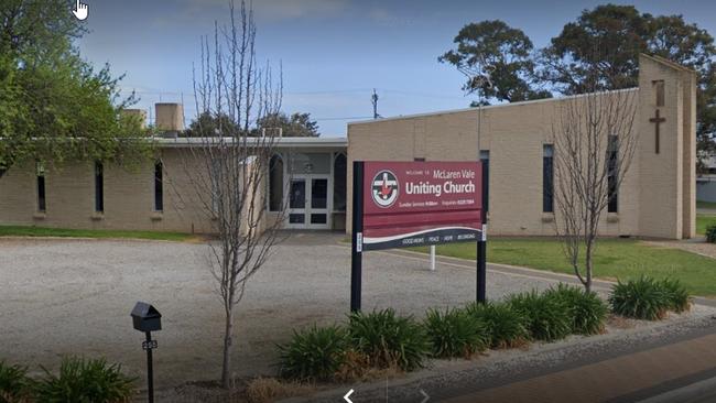 McLaren Vale Uniting Church. Picture: Google Maps