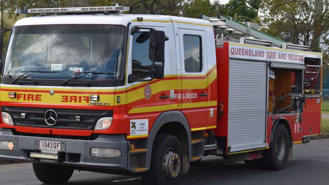 Emergency services responded to a grass fire in Roma just after 11am on Friday, May 31.