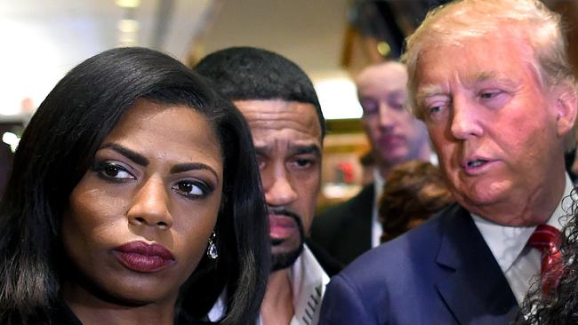 Omarosa with former US President Donald Trump in 2015. Picture: AFP