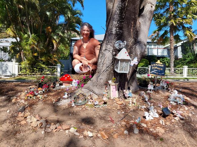 North Ward's Taryn Claire said the fairy garden has helped unite the community. Picture: Leighton Smith.