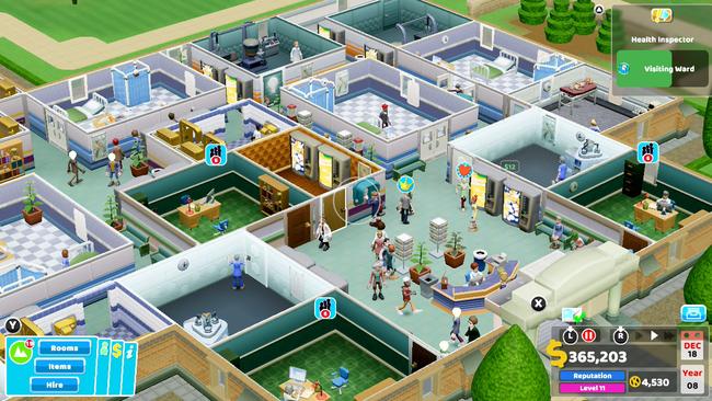 Two Point Hospital video game