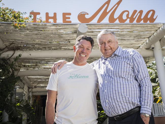 The Mona will be run by owner Ben Hanson (left) pictured with his uncle Arthur Laundy. Picture: Jared Lyons