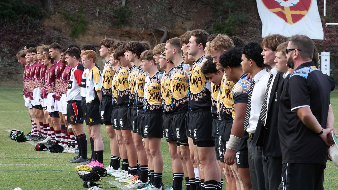 AIC First XV rugby Iona College vs. St Peters, Indooroopilly. Picture: Liam Kidston