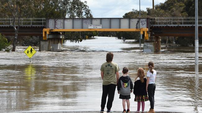 Geelong 2022 floods. Picture David Smith.