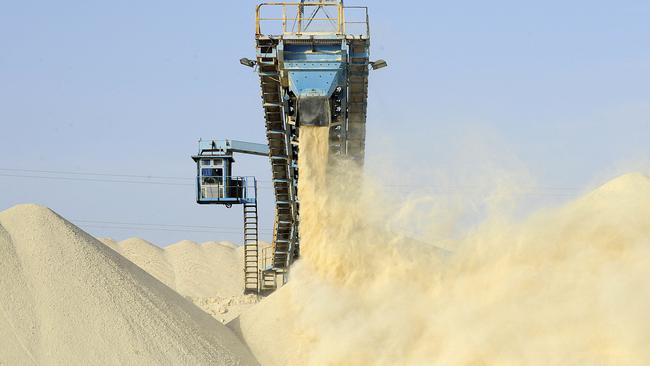 A phosphate factory near Laayoune, in Moroccan-controlled Western Sahara. Picture: Fadel Senna/AFP