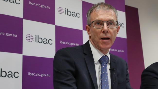 Acting IBAC Commissioner Stephen Farrow has warned that the government has failed to provide a time frame to implement the reforms. Picture: David Crosling