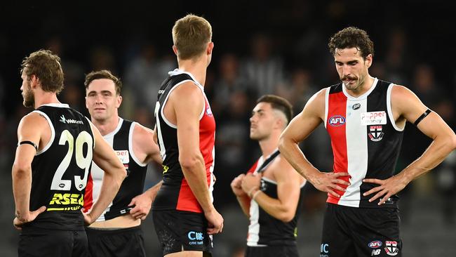 St Kilda’s season couldn’t have started much worse. (Photo by Quinn Rooney/Getty Images)