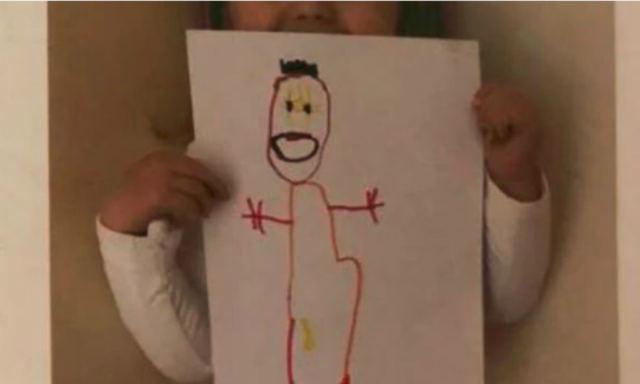 Girl shares ‘terrifying’ drawing of imaginary friend