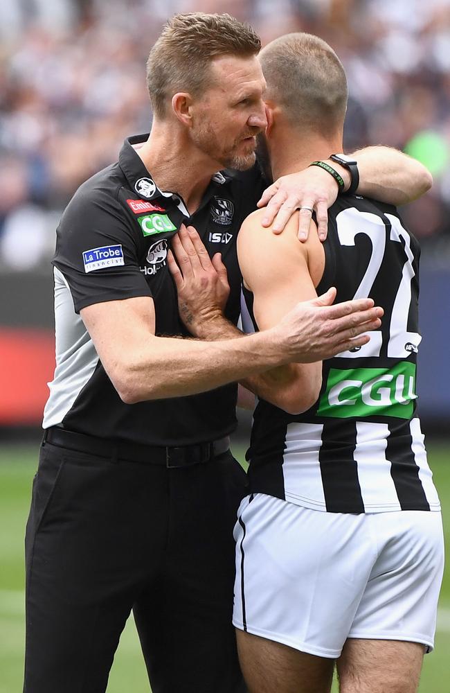 AFL great Jason Dunstall says Tasmania should consider Nathan Buckley as its debut coach. Picture: Quinn Rooney/Getty Images