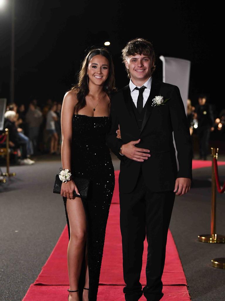 Eden Fitzgerald & Rory Hartwell at Xavier Catholic College year 12 formals. Picture: Patrick Woods.