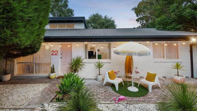 An updated mid-century house at <a href="https://www.realestate.com.au/property-house-vic-mount+martha-144329500?sourcePage=rea:p4ep:property-details&amp;sourceElement=avm-currently-advertised-view-listing" title="www.realestate.com.au">22 Dorset Rd, Mount Martha, </a>on the market $1.65m-$1.75m price guide.