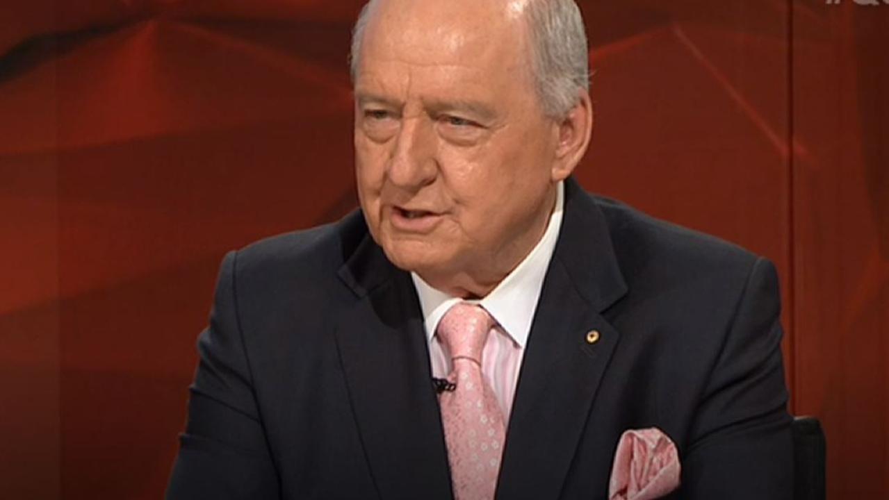 Alan Jones caused gasps in the audience.