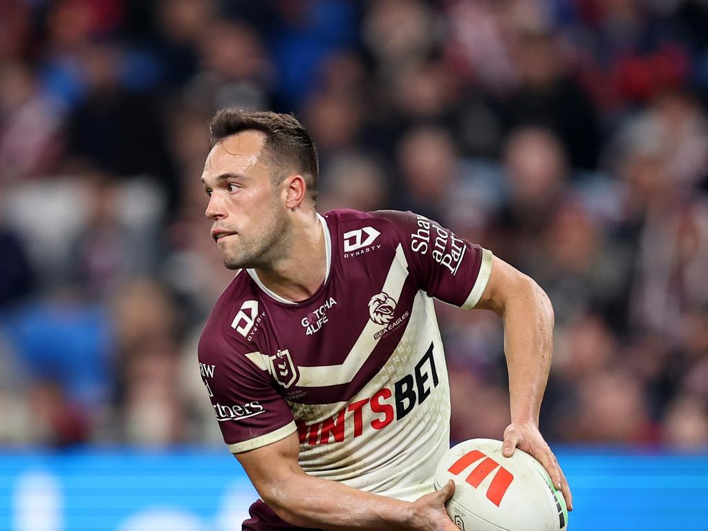 Luke Brooks has partly credited his solid 2024 form to having just one home ground playing for the Sea Eagles. Picture: Getty Images