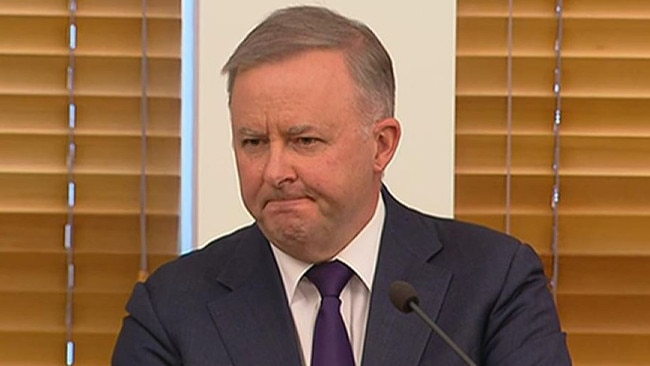 Anthony Albanese described an awkward text encounter with the Prime Minister.