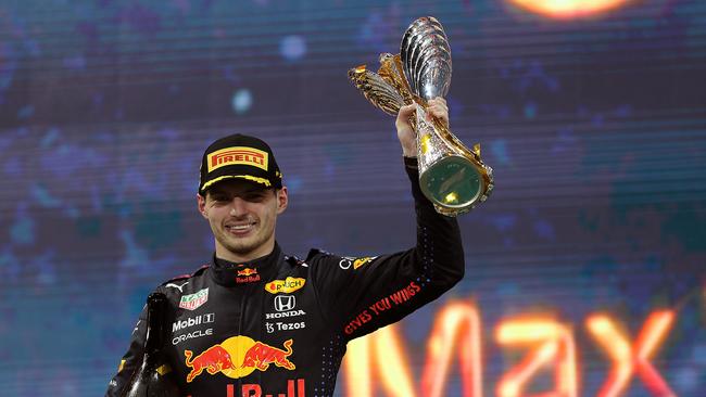 Did the right guy win? Max Verstappen celebrates winning the F1 championship. Picture: Getty