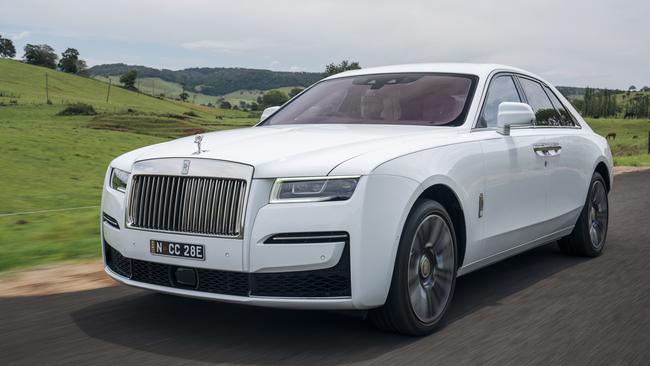 Rolls Royce ghost white model. Picture: Supplied