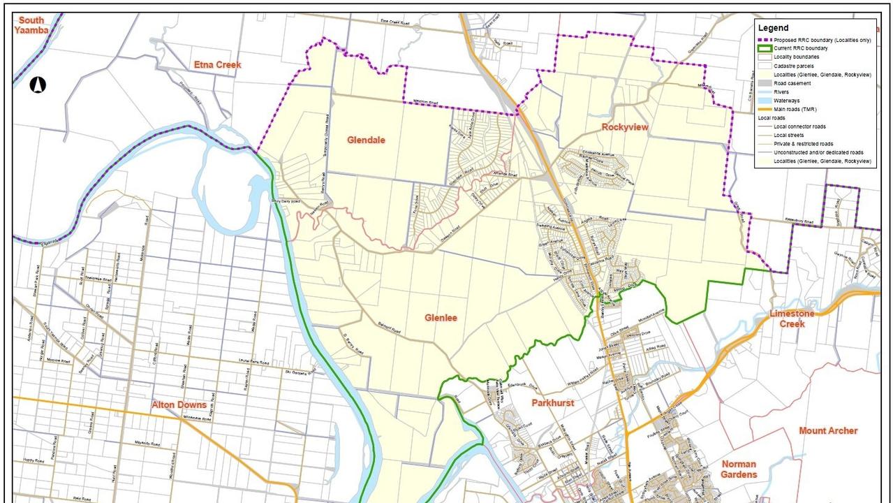 Map Of Rockhampton Suburbs Livingstone Shire 'Welcome' Signs Approved For Rockhampton Border | The  Cairns Post