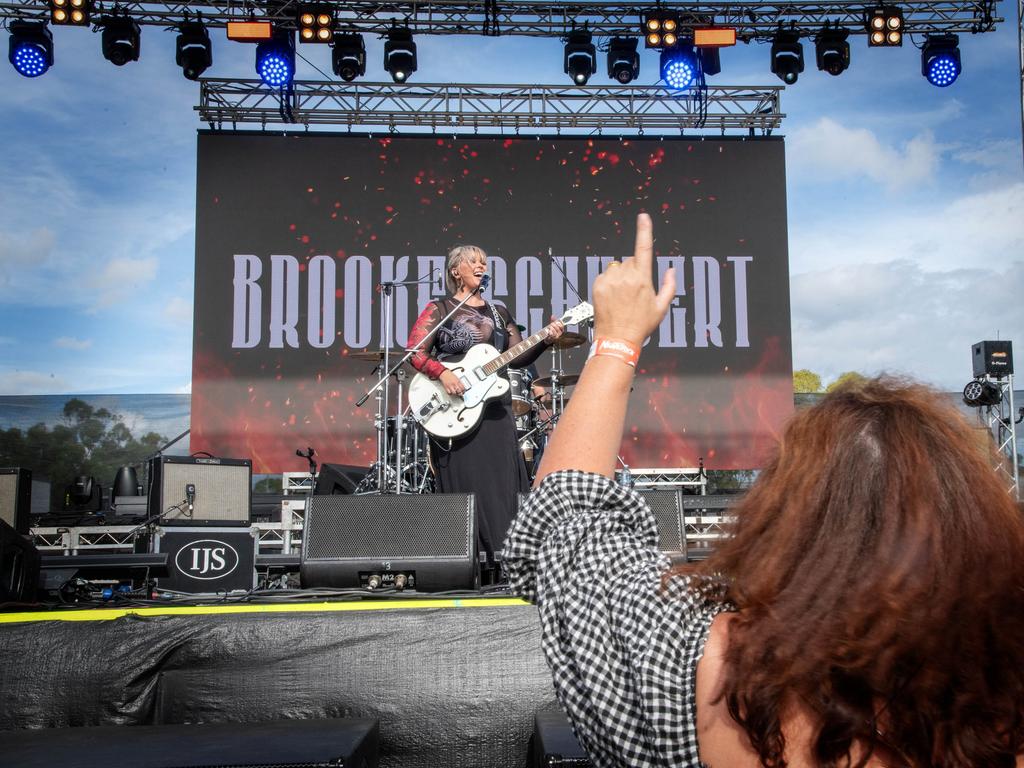 Country music singer, Brooke Schubert. Meatstock - Music, Barbecue and Camping Festival at Toowoomba Showgrounds.Friday March 8, 2024 Picture: Bev Lacey