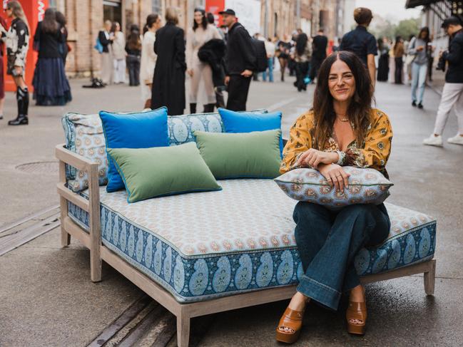 Boteh designer Amelia Mather. She has shown at Fashion week and also partnered with Belle Vie. Picture: Supplied