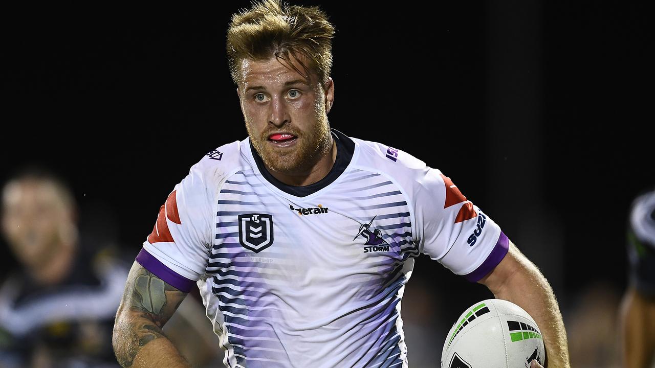 Cameron Munster won’t be moving back to fullback for the Storm this season.