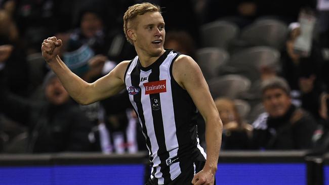 Jaidyn Stephenson was a key Pie in attack. Picture: AAP Images