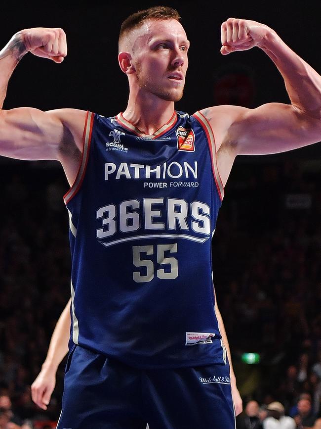 Mitch Creek during his time with the Adelaide 36ers.