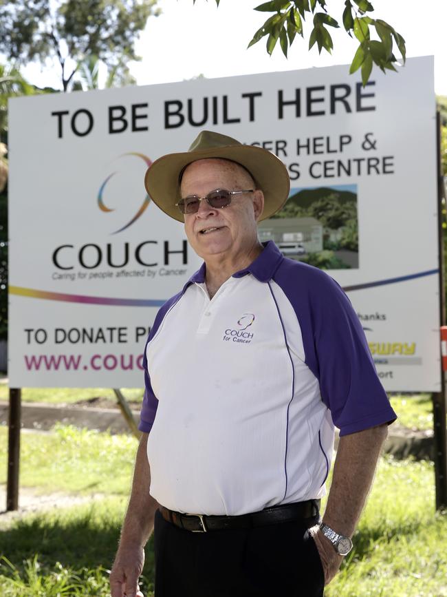 Cairns COUCH chairman Charles Woodward at the then proposed COUCH Wellness Centre in 2016. PICTURE: ANNA ROGERS