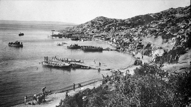 View of Anzac Cove. Picture: Charles Edwin Woodrow Bean