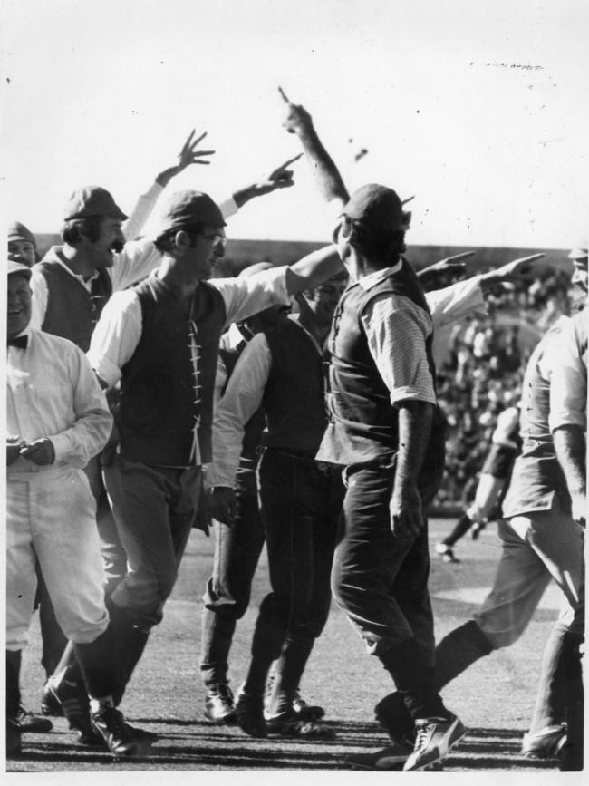 SANFL Centenary match for past players held at Football Park.