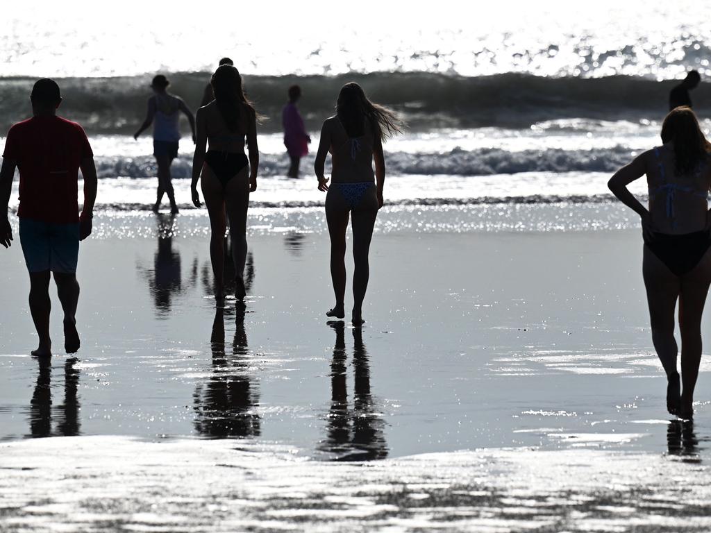 Foreign tourists in Seminyak, Bali. Picture: Sonny Tumbelaka/AFP