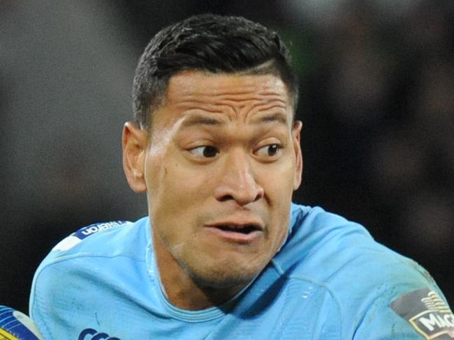 Super Rugby, Rebels v Waratahs at AAMI Park Melbourne. Waratahs Israel Folau. Picture: Andrew Henshaw