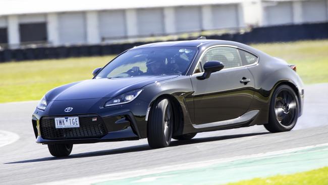 GTS models have black wheels, and the same appetite for sideways antics.