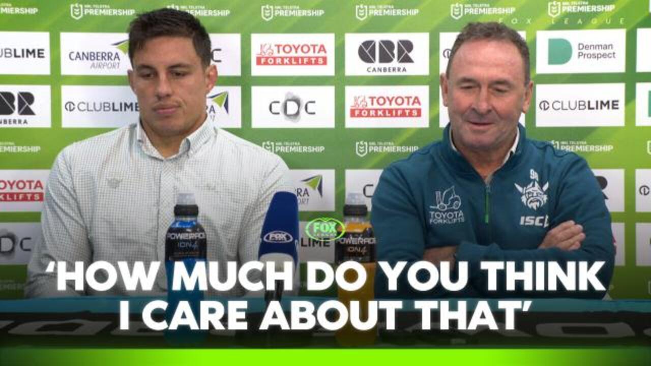 Ricky dismisses Salmon celebration...