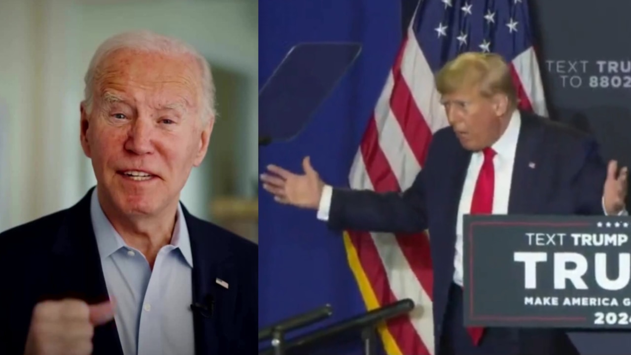 'Where the hell am I going?': Trump mocks Biden 'getting lost on stage'