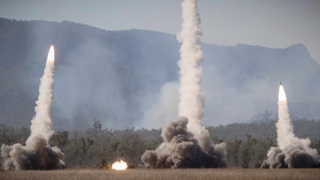 The Australian Army will fire their new High Mobility Artillery Rocket Systems (HIMARS) during Exercise Talisman Sabre 2025. Picture: Supplied