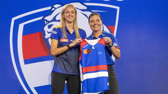 Last year’s No.1 pick for the Western Bulldogs, Kristie-Lee Wesson-Turner. Picture: Wayne Taylor