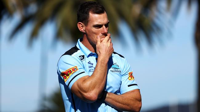 Sharks coach John Morris. (Photo by Cameron Spencer/Getty Images)