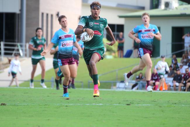 Amaziah Murgha. Ipswich Jets v Mackay Cutters at the North Ipswich Reserve.