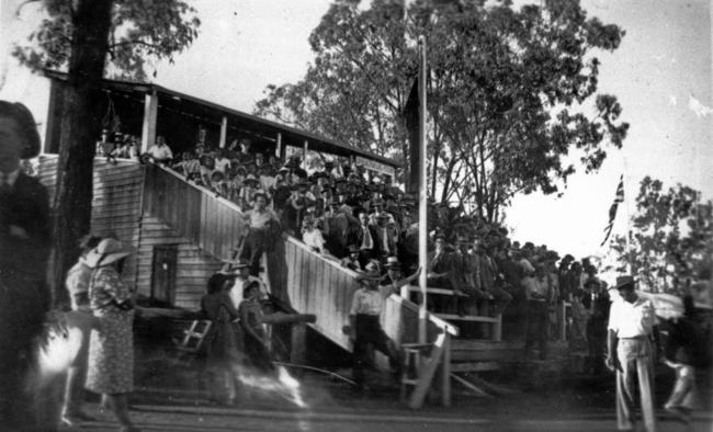 THROWBACK: The Eidsvold Racecourse has preserved its unique aesthetic over its 130-year history. Picture: State Library of Queensland