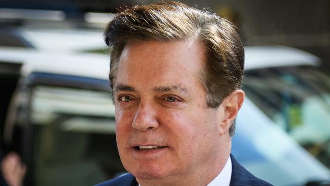 Paul Manafort arrives at US District Court last year. Picture: AFP. 