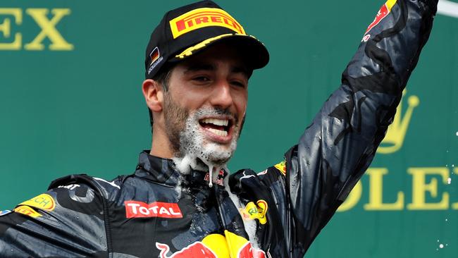 Daniel Ricciardo F1 German Grand Prix: Aussie’s champagne induced gaffe ...